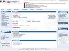 Site Web Légifrance