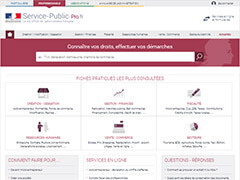 Site Web Service-public-pro.fr